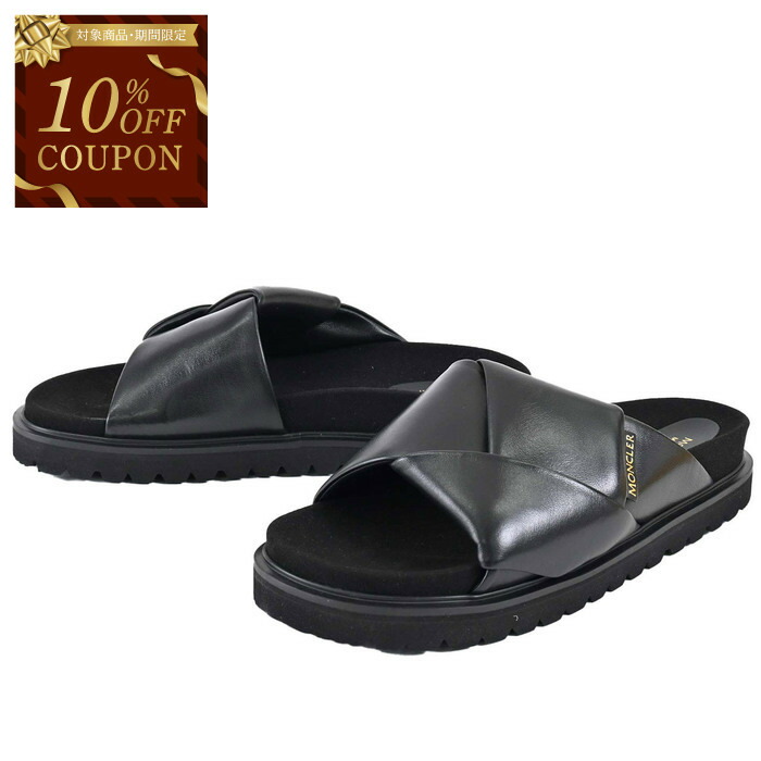 楽天市場】モンクレール MONCLER サンダル ブラック メンズ