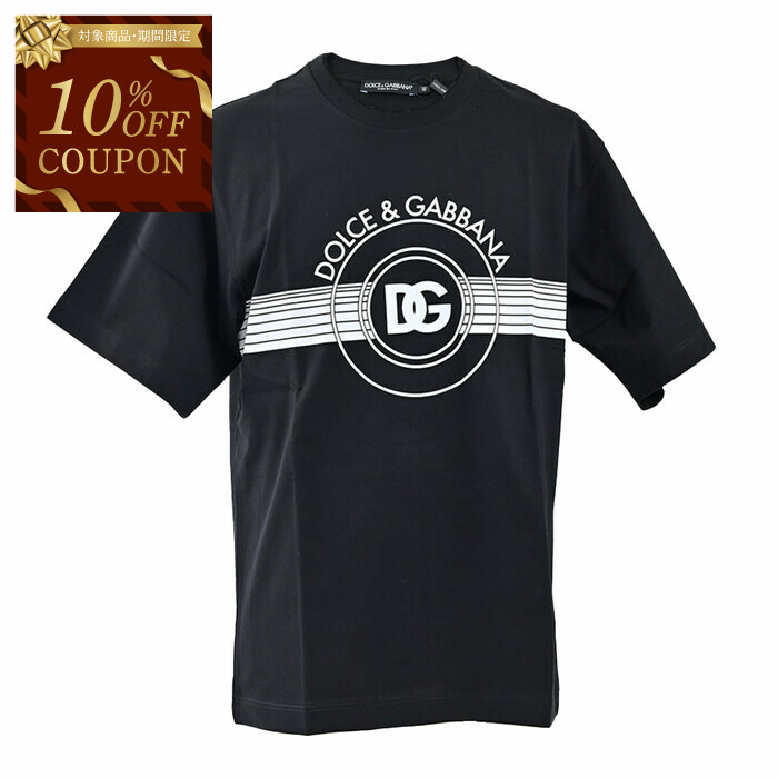 関送込★Dolce & Gabbana★ロゴプレート 半袖 Tシャツ 関税込】○DOLCE & GABBANA ドルガバ○ロゴプレート Tシャツ