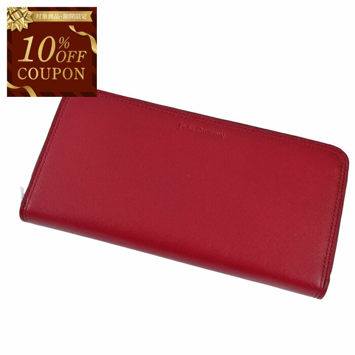 【10％OFFクーポン 枚数限定】ジェイアンドエム デヴィッドソン J&M DAVIDSON ラウンドファスナー長財布 10221N 7495 BURGUNDY 8480 レッド メンズ レディース【一粒万倍日 3月17日】 一粒万倍日 寅の日 天赦日 春財布 新生活応援 ギフト プレゼント 春小物 新生活応援