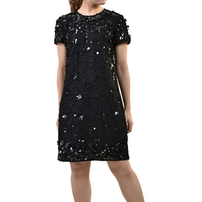 新しいコレクション 楽天市場 マイケルコーススパンコールレースワンピース Michael Kors Mu78xc5728 ブラック 結婚式 サンエー 世界の一流品 絶対一番安い Sukipt Com My