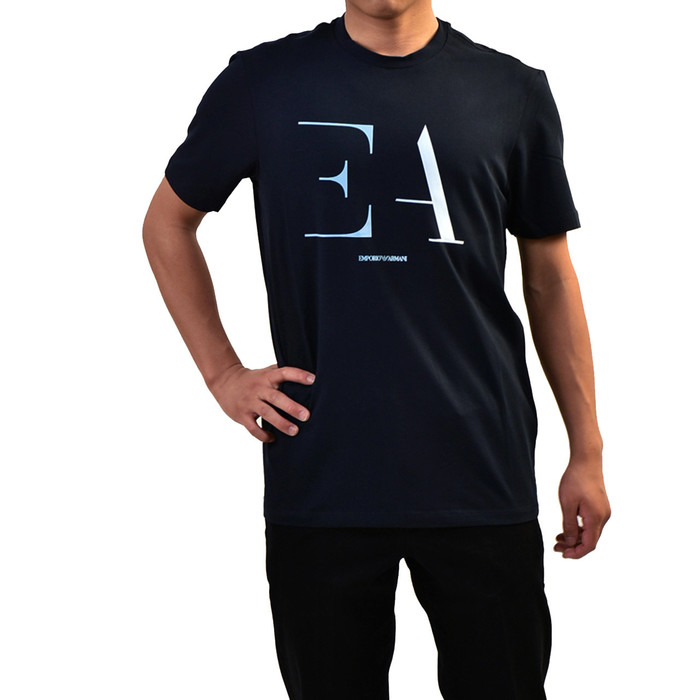 正規店仕入れの エンポリオアルマーニ Eaロゴ 半袖 Tシャツ Emporio Armani 3h1ta5 1j0az0922 ネイビー メンズ ラスト1点 ギフト プレゼント ラスト1点セール 国内配送 Qwatro Com