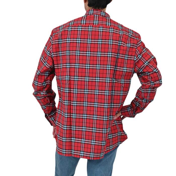 楽天市場 バーバリー チェックシャツ Burberry Bri Rd Ip 1007 レッド メンズ サンエー 世界の一流品