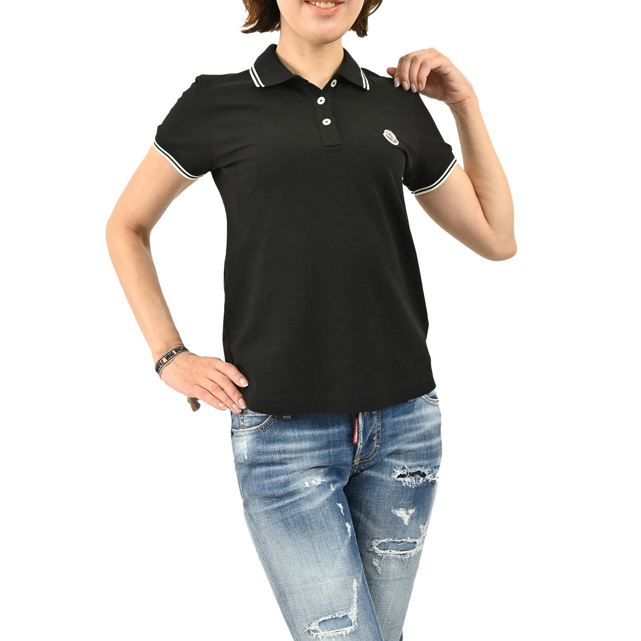 モンクレール ポロシャツ Moncler 8a702 00 999 ブラック レディース 安い割引 モンクレール ポロシャツ Moncler 8a702 00 999 ブラック レディース 安い割引