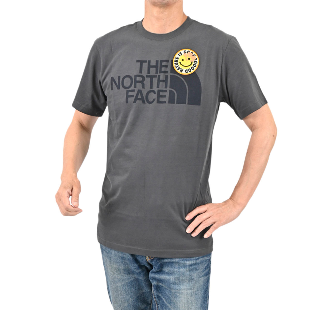 ザノースフェイス Tシャツ The North Face Nf0a532u0c51 0c51 ダークグレー メンズ Patches Tee Rvcconst Com