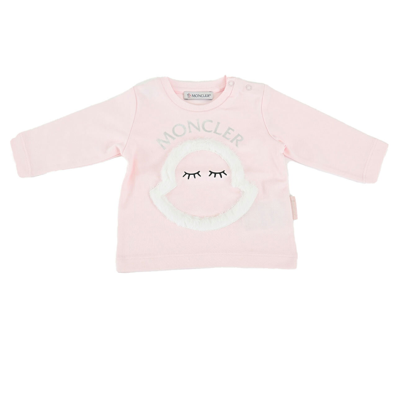 モンクレール MONCLER Tシャツ 8D71210 8392E503 ピンク 【キッズ ベビー】 メンズ レディース ギフト プレゼント 【ラスト1点 3-6サイズ】【原価割れ 最終価格】 返品交換不可