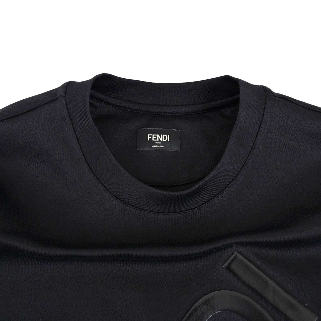 フェンディ FENDI Tシャツ FY1129 メンズ AL28 F0QA1 ブラック 2022年