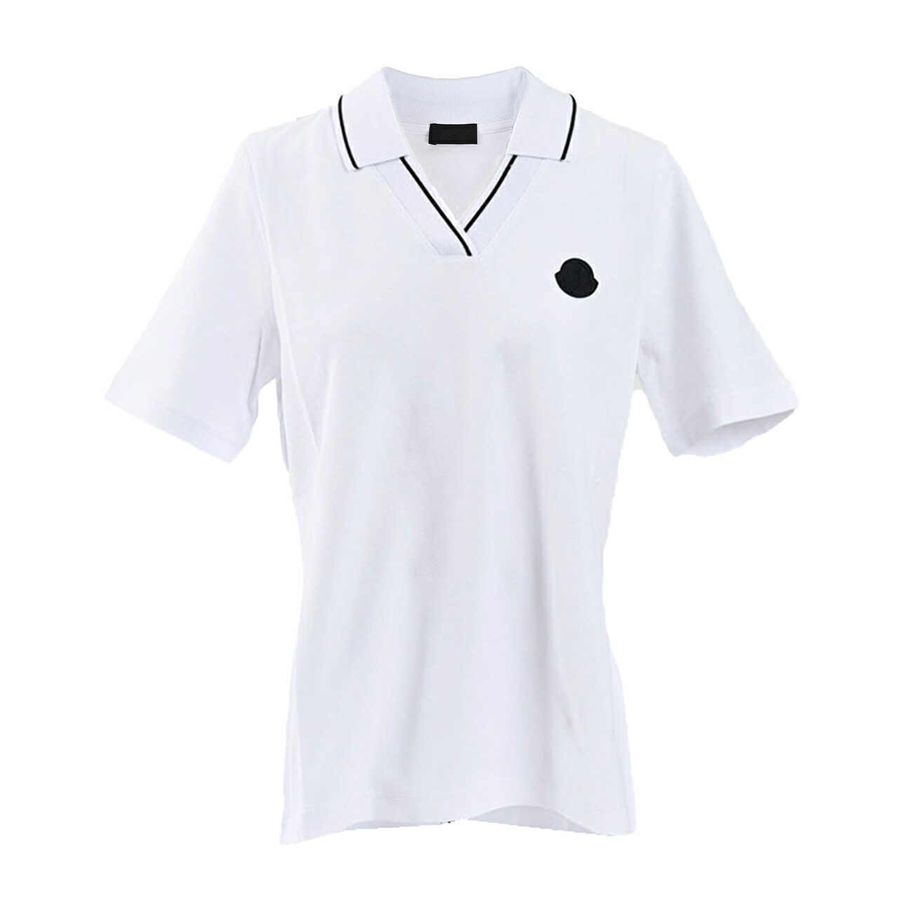 楽天市場】MONCLER モンクレール Logo Zip up Polo Shirts