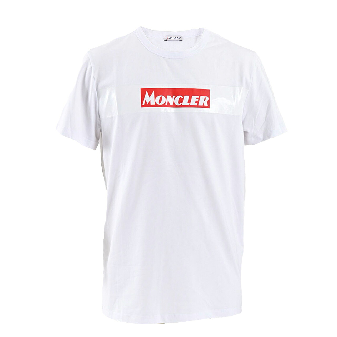 モンクレール MONCLER Tシャツ 8048450 8390T 001 ワケアリ ホワイト メンズ 【ラスト1点】 【ワケアリ ポッキリセール】 ギフト プレゼント【原価割れ 最終価格】 返品交換不可
