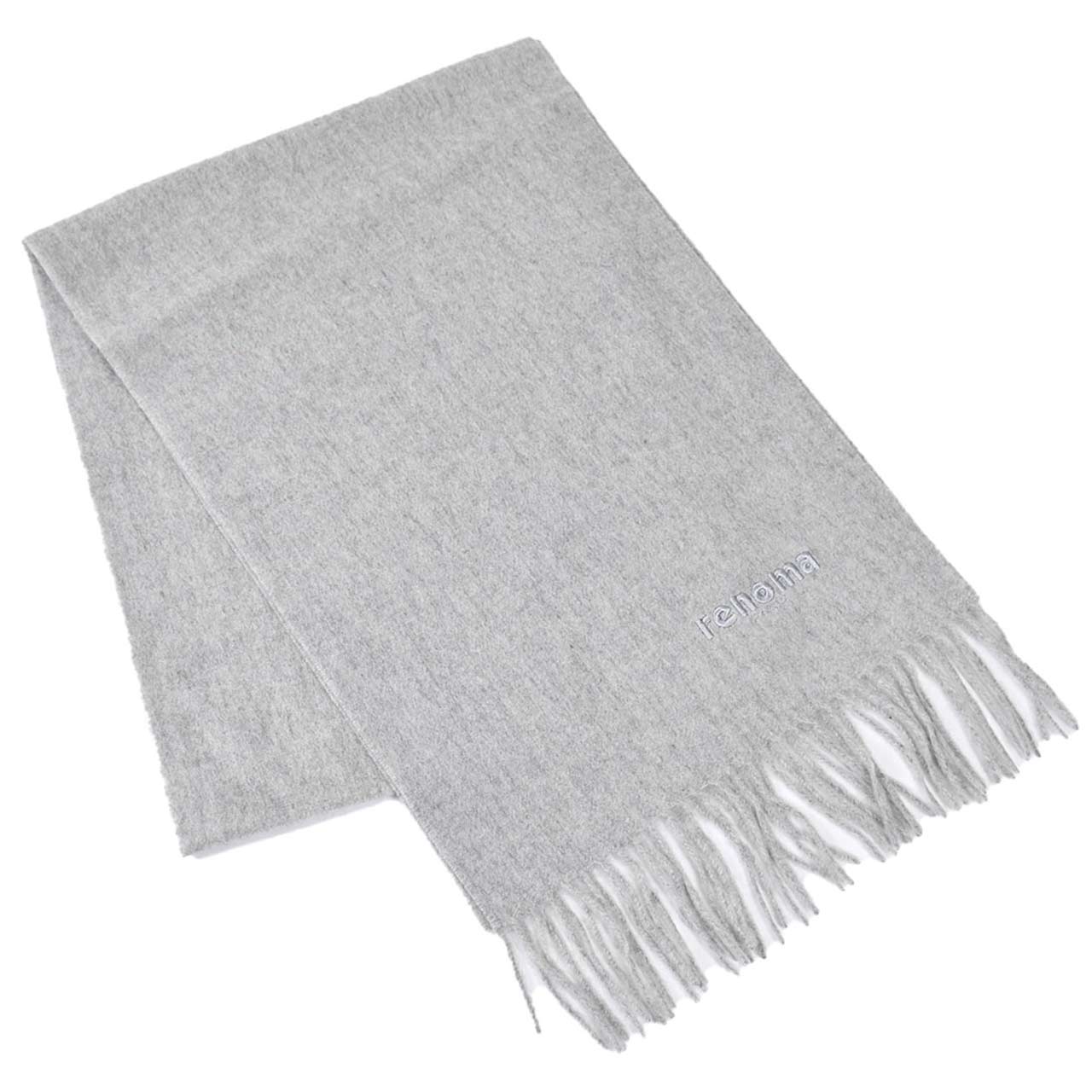 レノマ RENOMA マフラー R9918 PLAIN CASHMERE RLGR グレー メンズ レディース｜サンエー　世界の一流品
