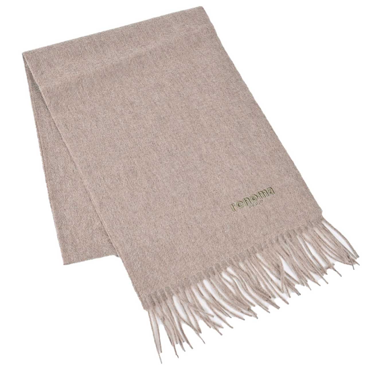 レノマ RENOMA マフラー R9918 PLAIN CASHMERE RMI ベージュ メンズ レディース｜サンエー　世界の一流品