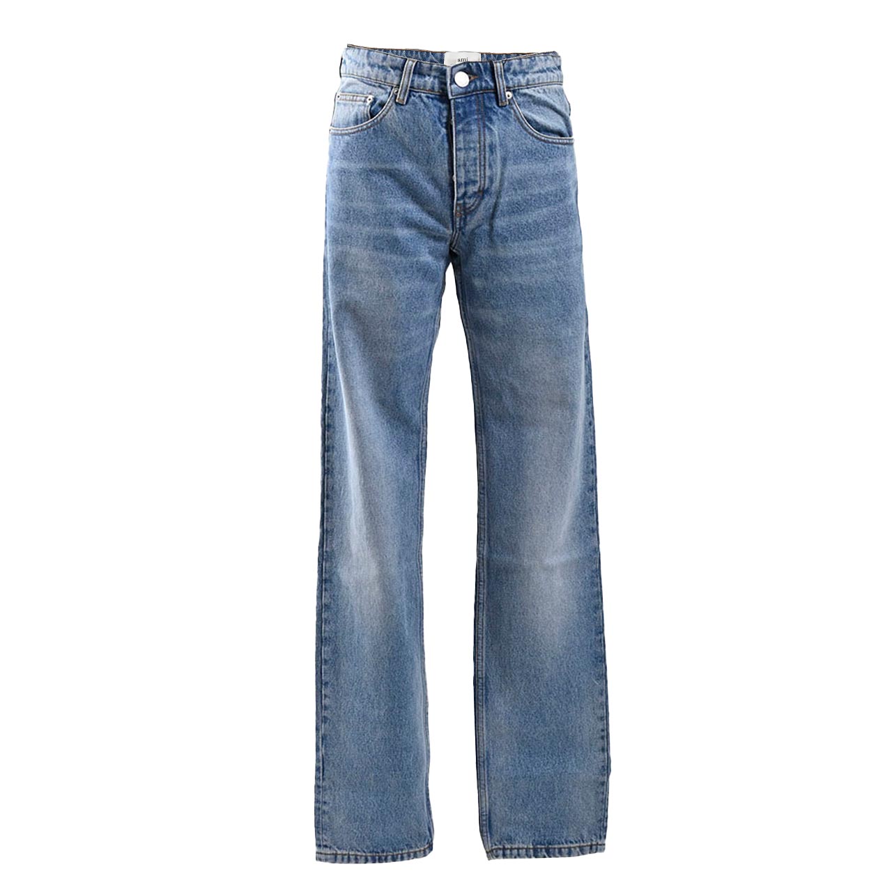 新品 ami アミ デニム サイズ32 定価 36720円 (T-あ36) AMI PARIS (アミパリス) ウォッシュ加工 ボタンフライ クラシック