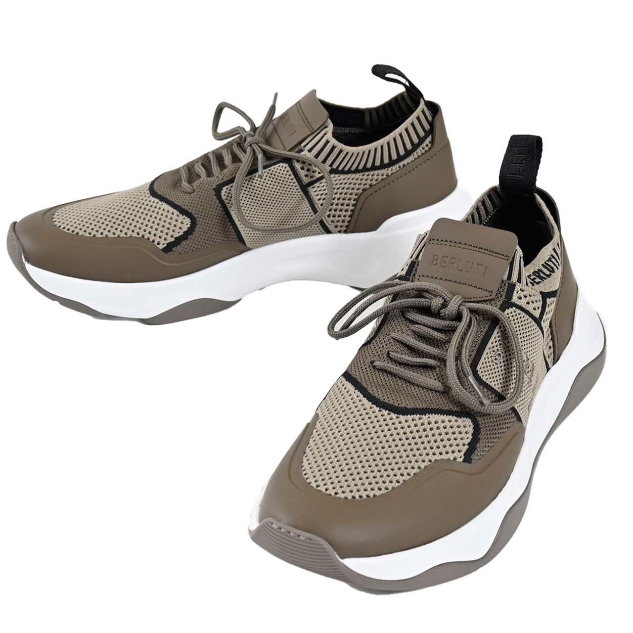 ウッディ 楽天市場】ベルルッティ BERLUTI スニーカー ブラウン メンズ s6380