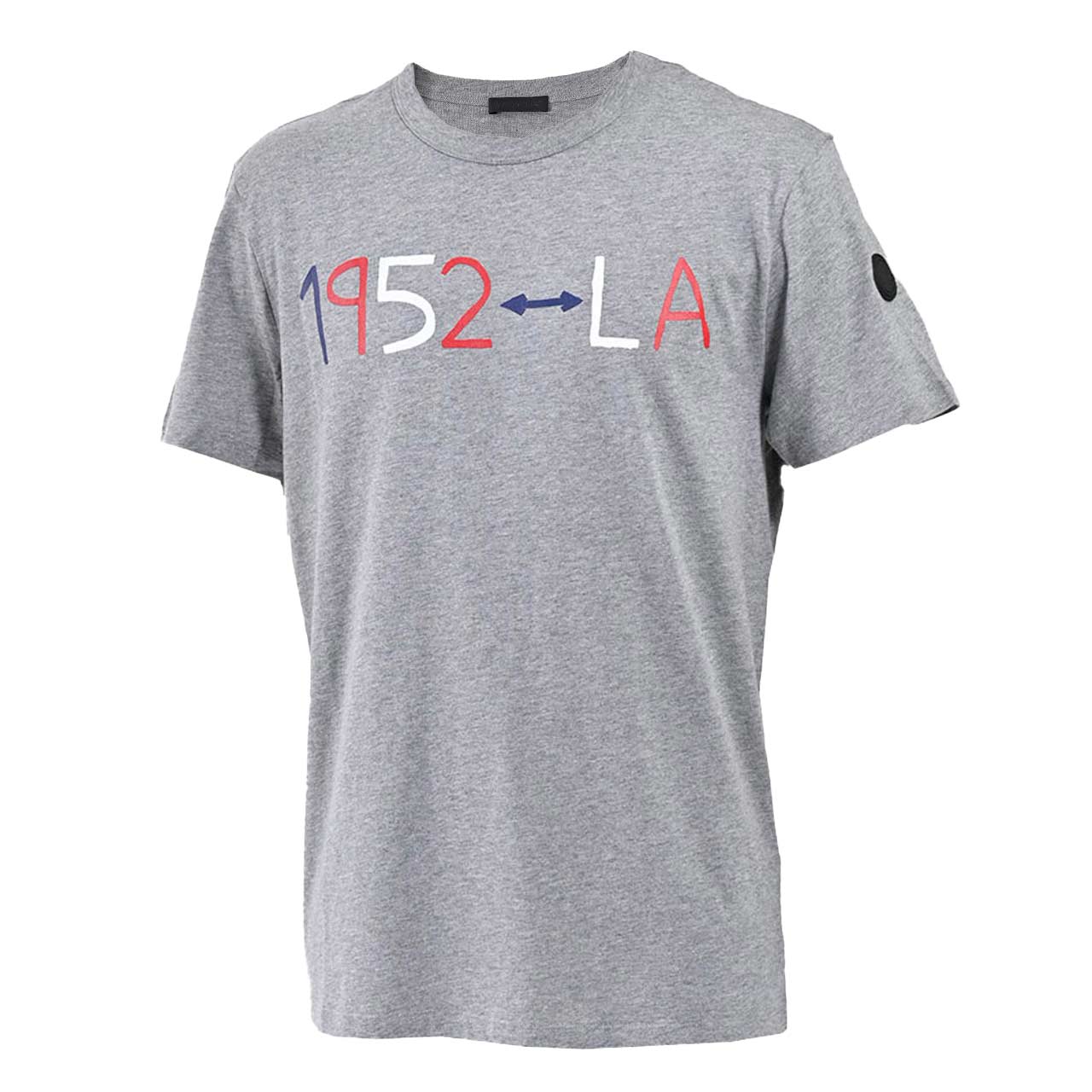 モンクレール MONCLER クルーネック半袖Ｔシャツ 8C00140 829H8 984 グレー メンズ 【ラスト1点 Mサイズ】 ギフト プレゼント
