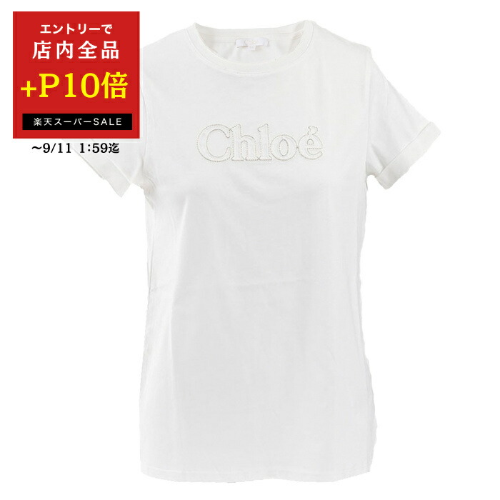 楽天市場】Chloe クロエ Crew Neck T-Shirts クルーネック T