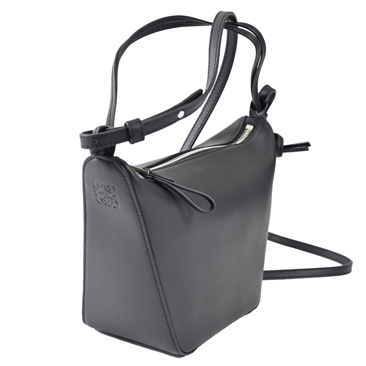 ロエベ LOEWE 2WAYバッグ HAMMOCK HOBO MINI A538G13X01 1100 ブラック レディース プレゼント 春バッグ 新生活応援 母の日