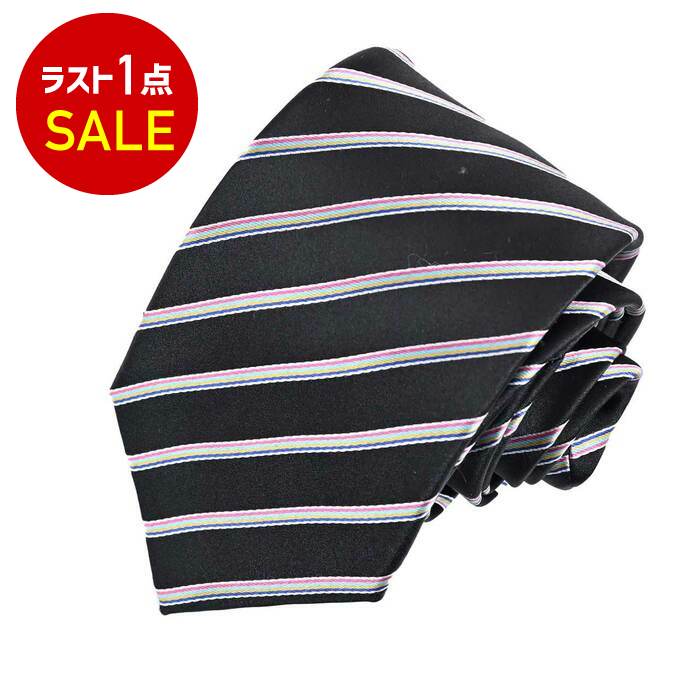 ポールスミス PAUL SMITH ネクタイ 10PS2AGLU14 79 ブラック メンズ｜サンエー　世界の一流品