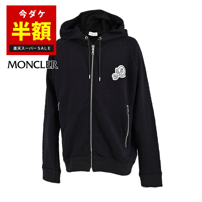 楽天市場】MONCLER モンクレール Logo Patch Zip up Cardigan ジップ
