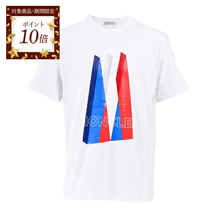 楽天市場】モンクレール MONCLER Tシャツ 8048350 8390T 001 ホワイト