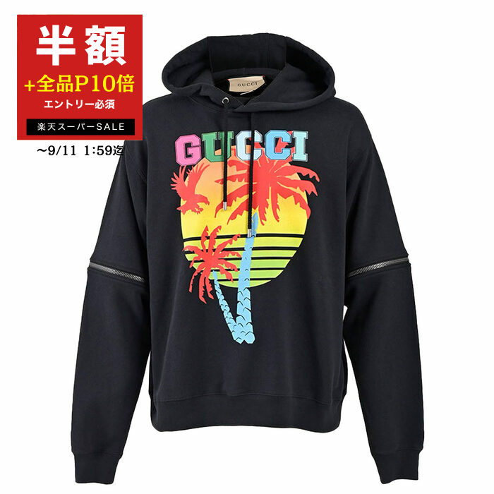 GUCCI グッチ タイガー ロゴ パイル生地  パーカー 楽天市場】グッチ GUCCI メンズ トップス パーカー フーディー