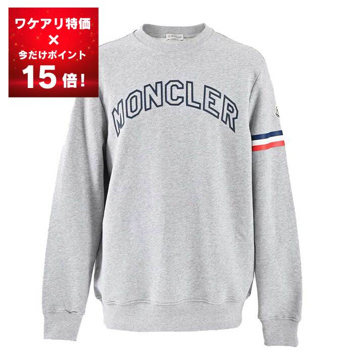 【MONCLER】スウェットシャツ ウール ロゴ 長袖 クルーネック BEAMS F（ビームスF）MONCLER / クルーネック ロゴ スウェット