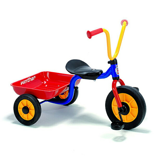 ボーネルンド ウィンザー ( Winther ) ペリカン三輪車 丸ハンドル 黄 ペリカンデザイン三輪車 丸ハンドル 黄色: ボーネルンド