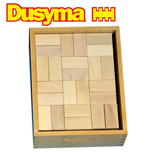 人気新品入荷 Dusyma デュシマ社 ウール レンガ積木 ベーシック 白木