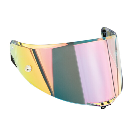 【公式】VISOR PISTA GP RR - MPLK - E2206 - RAINBOW ヘルメット用 バイザー 安心の保証付き AGV（エージーブイ）