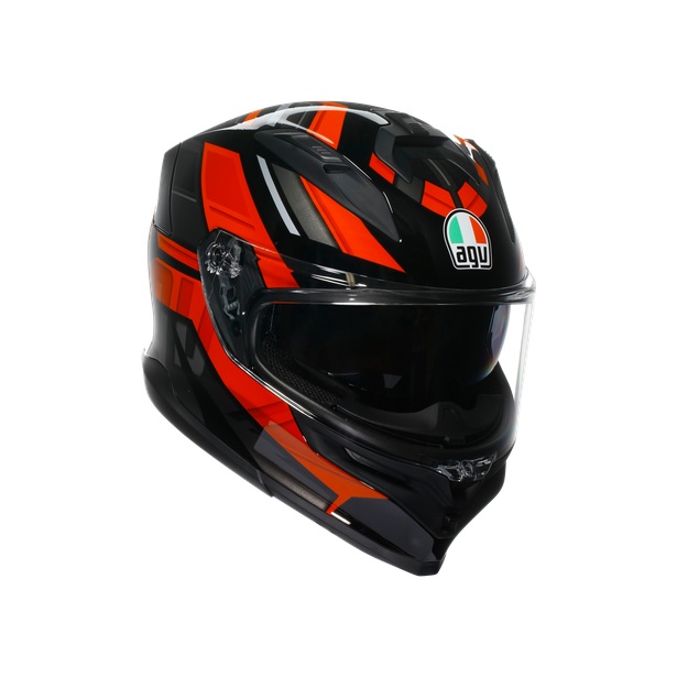 【公式】K7 AGV JIST MPLK Asian Fit- TAURAX BLACK/RED バイク用 フルフェイスヘルメット 安心の保証付き AGV（エージーブイ）