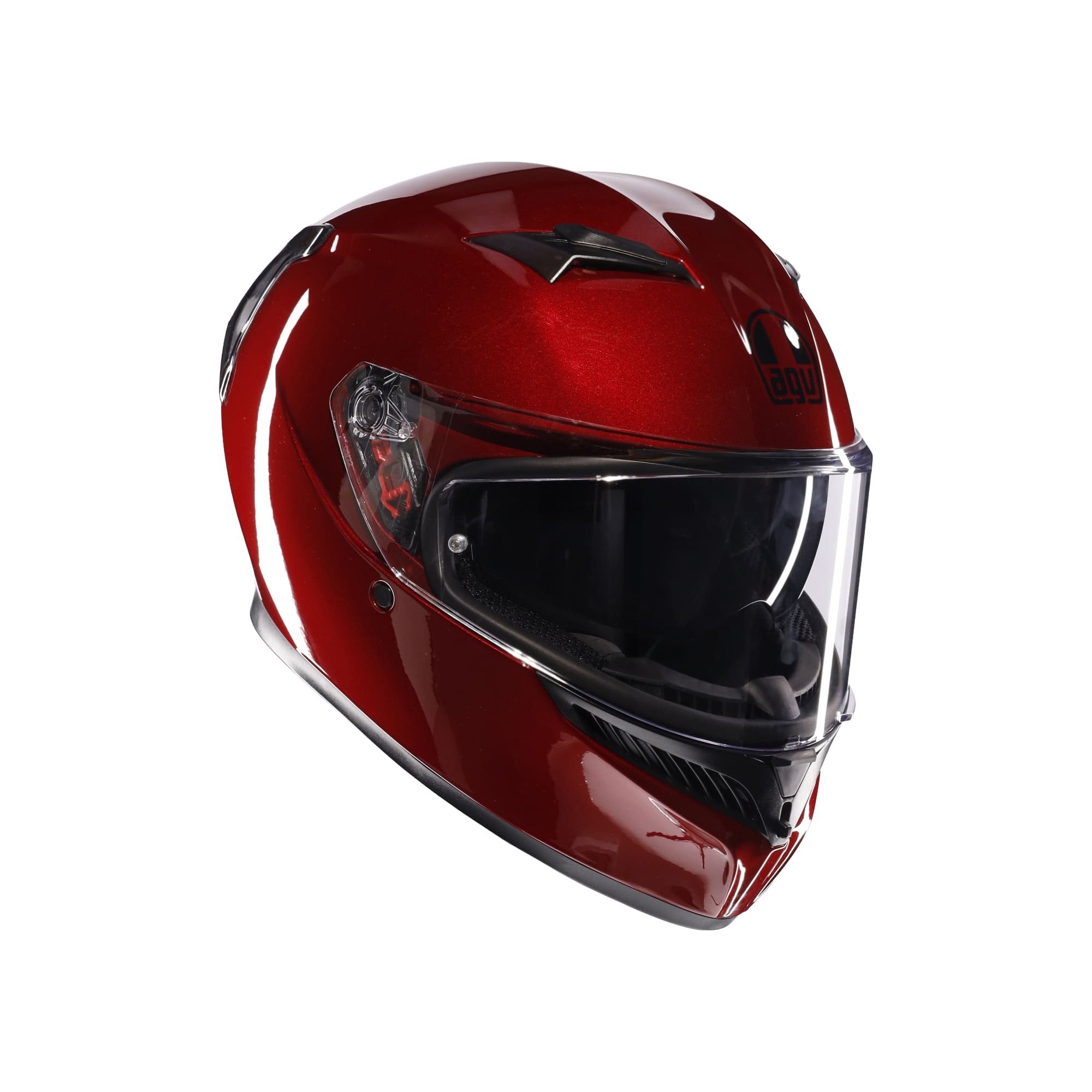 【公式】K3 AGV JIST MPLK Asian Fit 016-MONO COMPETIZIONE RED 安心の保証付き バイク用 フルフェイスヘルメット AGV（エージーブイ）
