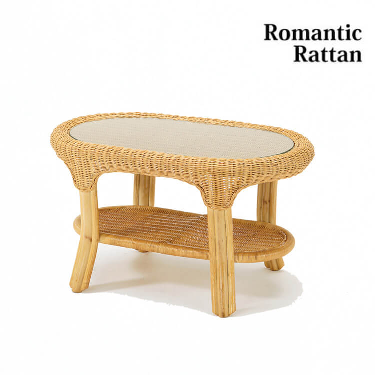 楽天市場】【送料無料】籐 テーブル table リビング ラタン 楕円