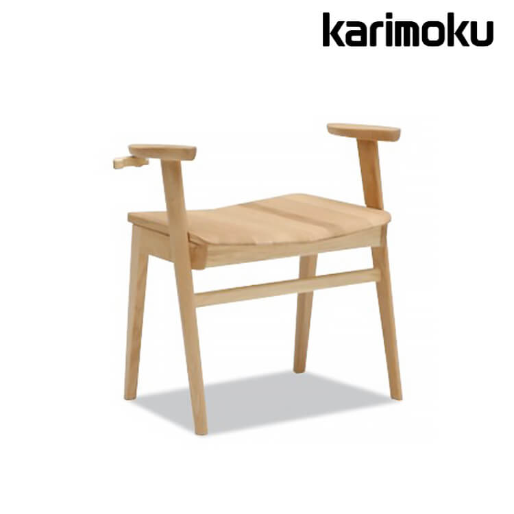 カリモク スツール CU0476R ウォールナット材 KARIMOKU 椅子 いす 札幌