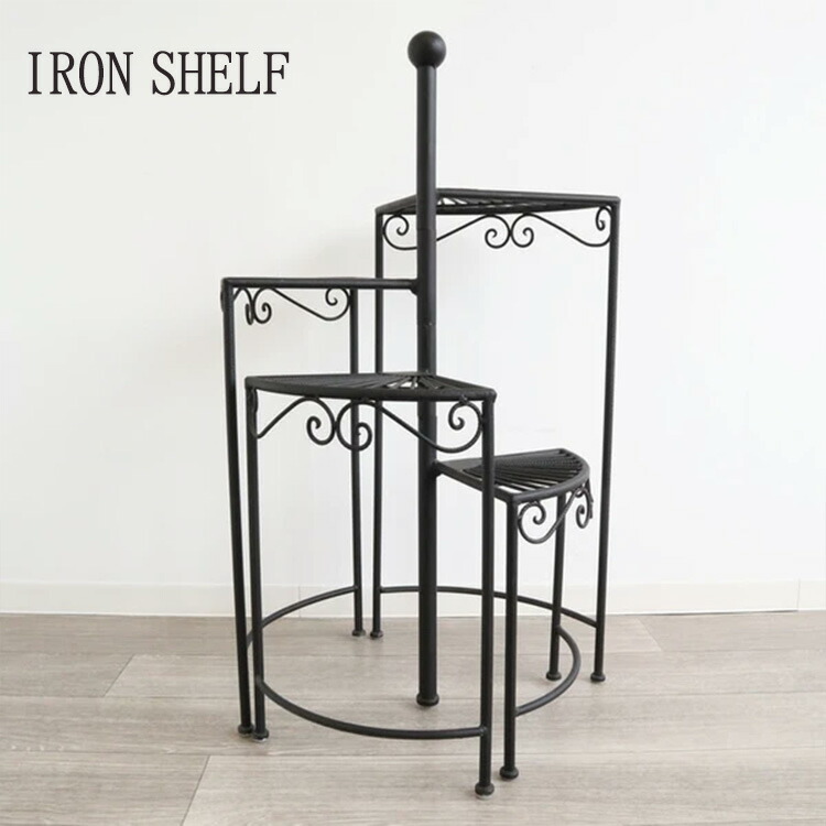 楽天市場】上品な無垢材の花台 3連タイプ 天然木 無垢材 木製 ビーチ