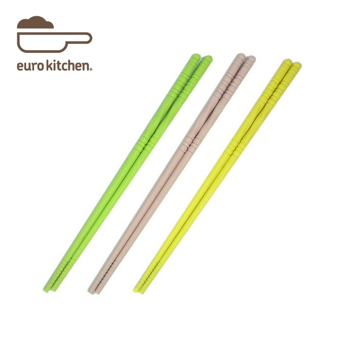 ユーロキッチン eurokitchen ランキング第1位 シリコンお箸 高品質 オールシリコン シリコン菜箸ショートタイプ