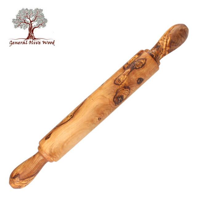 ジェネラルオリーブウッド General Olive Wood オリーブの木 めん棒 #GB304 のす部分約24cm