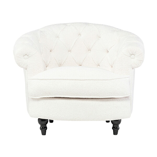 輸入家具 デザイナーズ シングルソファ そふぁ ソファー フレンチ ホワイト ボアファブリック フレンチ シングルソファ MouSofa (モーソファ) ナチュラル 北欧 海外インテリア おしゃれ フォト ソファー 1人掛け 白 white NM1F282K ソファ専門店 ロイヤルソファズ|ソファ専門店 ROYAL SOFAS