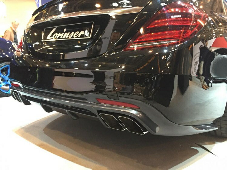 Lorinser ロリンザー リアディフュザー メルセデス ベンツ Sクラス W222 後期 AMGライン用 S400 S450 S550 S560 S63