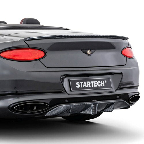 STARTECH スターテック Bentley Continental GT / GTC ベントレー コンチネンタル GT / GTC 2019年 ～ リアディフューザー カーボン (ＬＥＤフォグ付)