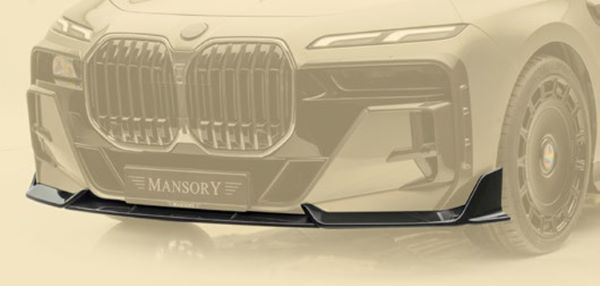 【 MANSORY マンソリー 】 フロントリップスポイラー カーボン BMW 7シリーズ G70 Mスポーツ 7Series M-sport