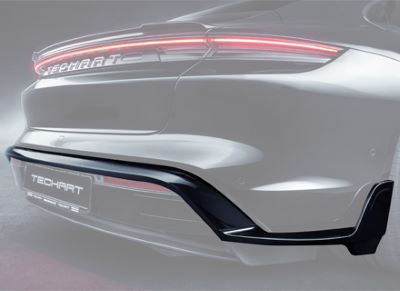 TECHART テックアート リアディフューザー プライム PORSCHE ポルシェ Taycan タイカン カスタム エアロパーツ ドレスアップ 外装