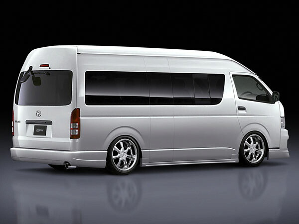 ■国産エアロパーツ!保証付き!!NEW MODEL/EUROUワイドスーパーロング用200系 ハイエース/レジアスエースリアバンパー　エアロパーツ３型（注意!!ワイドのミドルルーフ及びグランドキャビン及び標準ボディは取り付け不可です。）｜ＥＵＲＯＵ店