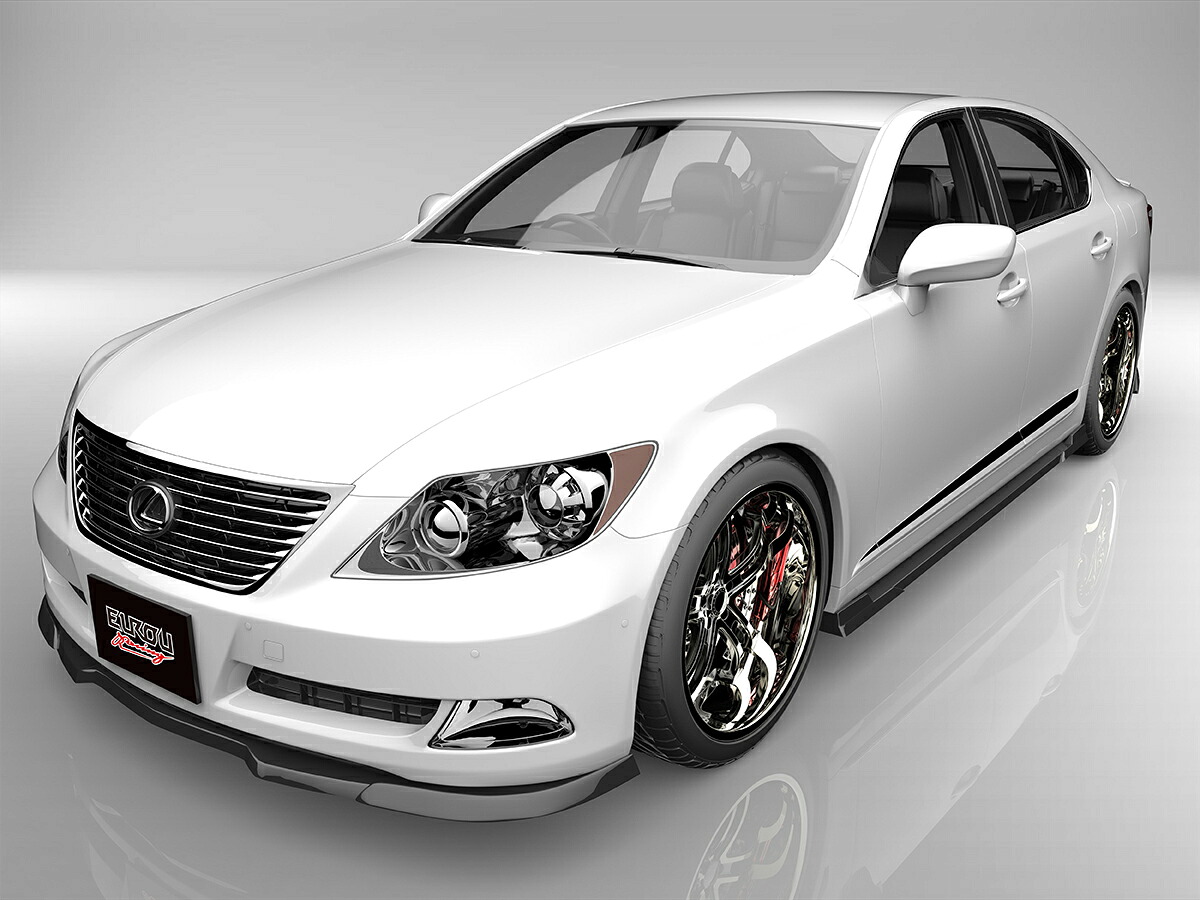 ■国産エアロパーツ!保証付き!!NEW MODEL/EUROUレクサス LS600h LS460 前期フロントアンダースポイラー サイドステップ リアマッドディフューザー 3点キット エアロパーツ｜ＥＵＲＯＵ店 21,754円