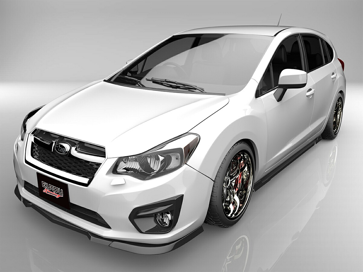 GPインプレッサ前期stiフロントスポイラー フロントアンダースポイラー(前期用）：IMPREZA 5Door（GP