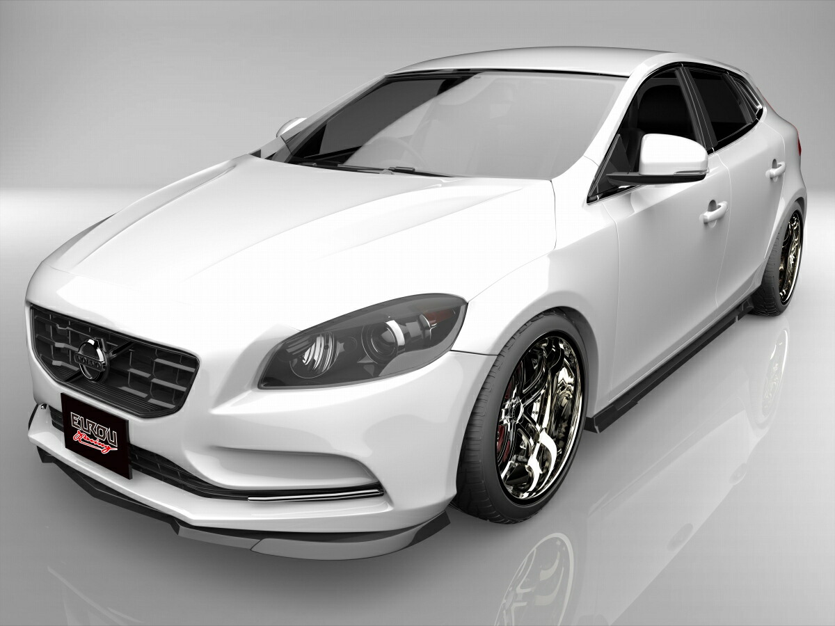 ボルボ V40 Madphat カーボンリップスポイラー madphat LABEL V40 フロントリップスポイラー カーボン仕様 の