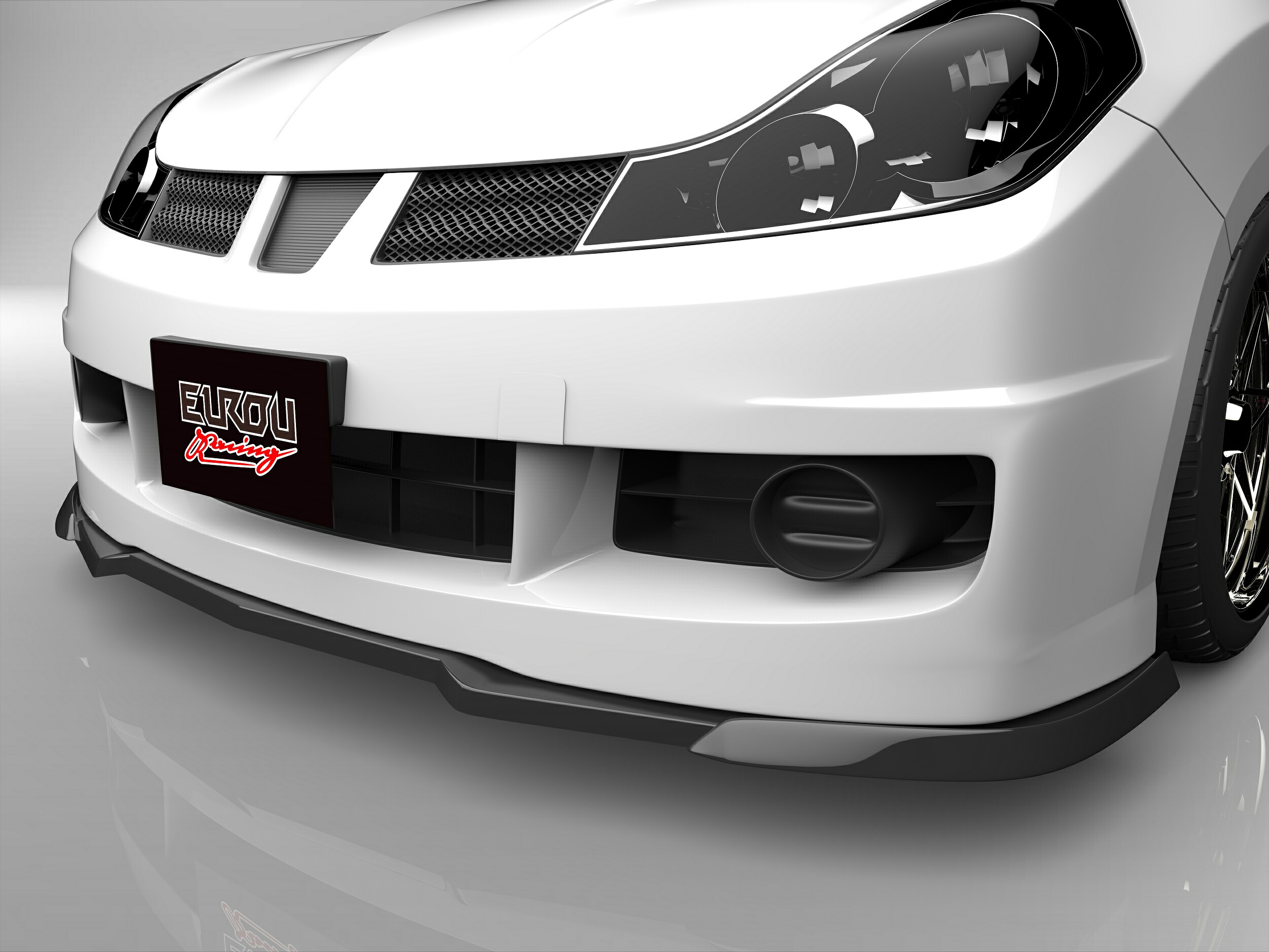 Y12ウイングロード フロントバンパー ニッサン Y12ウイングロード用エアロ フロントバンパー新