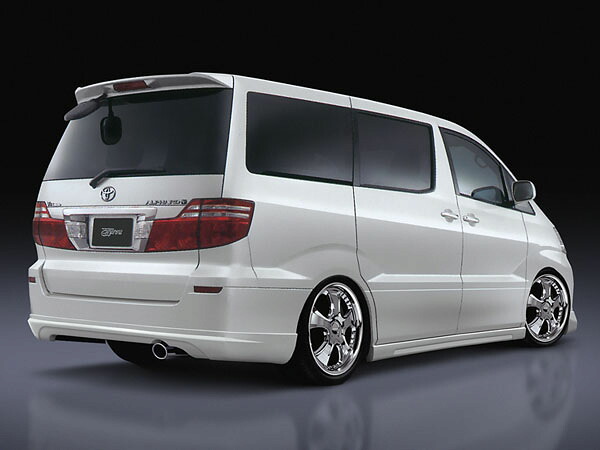 ■国産エアロパーツ!保証付き!!NEW MODEL/EUROUアルファード　後期型MNH15W/MNH10W/ANH15W/ANH10Wエアロパーツ　リアハーフスポイラー｜ＥＵＲＯＵ店