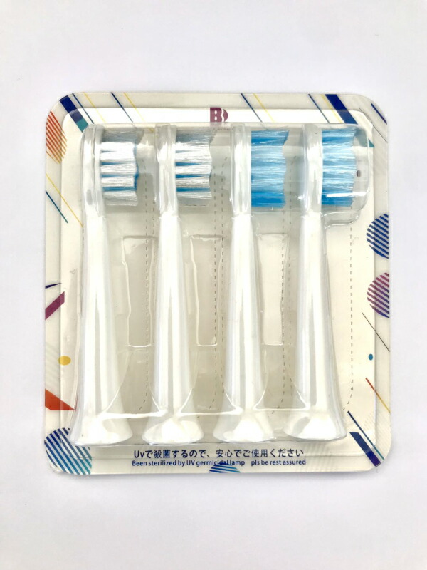 楽天市場 送料無料 電動歯ブラシ 替えブラシ 4本セット 交換用 交換ブラシ 充電式歯ブラシ 防水電気歯ブラシ 低騒音 虫歯になりにくい 携帯 美容 健康家電 デンタルケア コンパクト 手持ちの歯ブラシ 母の月 ギフト ｌｉｎｅｒ