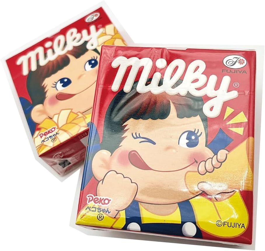 楽天市場】不二家 ミルキー千歳飴 20本×赤白各4BOX 計8BOX