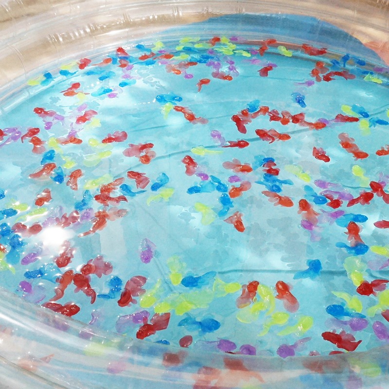ぷかぷかミニソフト金魚すくいどりおもちゃ　420個セット/ 金魚 おもちゃ すくいどり ゴム製 / 動画有