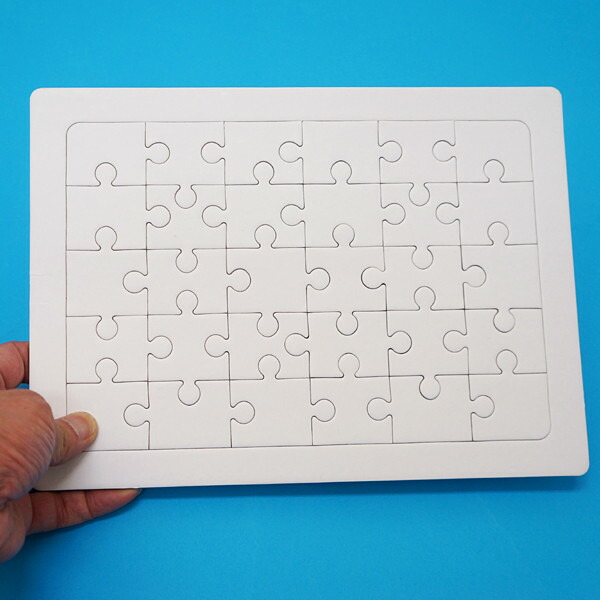 楽天市場 お絵描き白いジグソーパズル 28cm cm 30ピース 10個 長方形パズル 手作り 絵を描いてプレゼント 記念品 無地パズル 手作り パズル オリジナルパズル お絵かきパズル ホワイトパズル 動画有 販促イベント屋