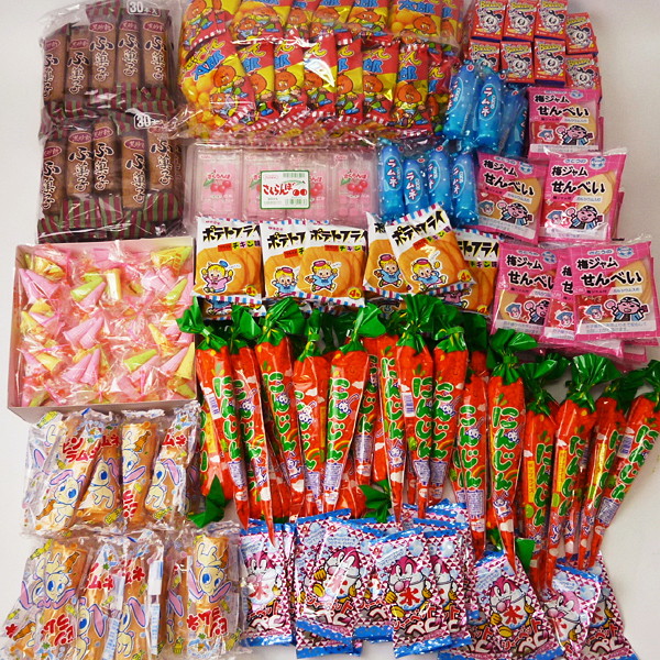 楽天市場 昔懐かしい本格駄菓子 お買得セット 340個 軽減税率対象商品 販促イベント屋